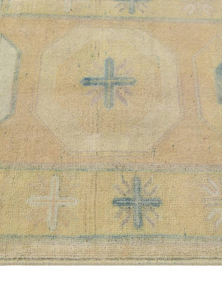Detail image of  2' 9 x 12' 5  Hand Knotted Oushak Wool Runner Rug