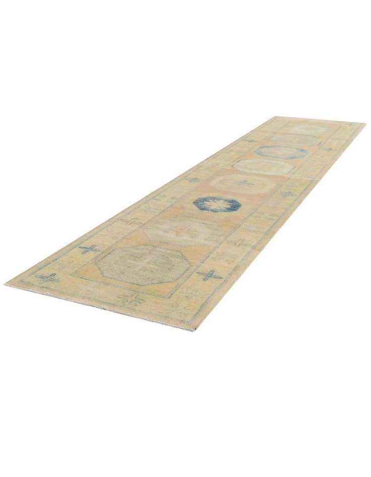 Detail image of  2' 9 x 12' 5  Hand Knotted Oushak Wool Runner Rug