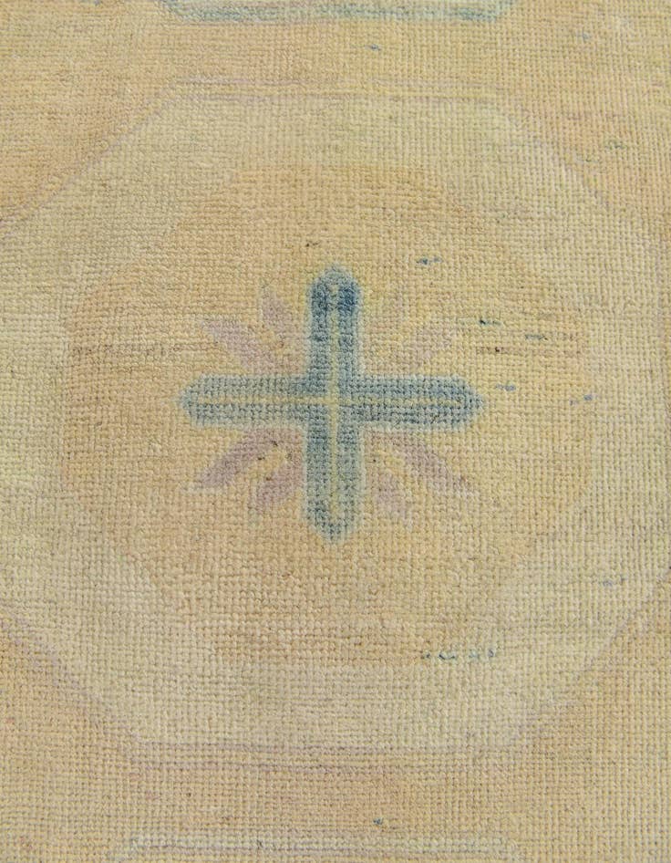 Detail image of  2' 9 x 12' 5  Hand Knotted Oushak Wool Runner Rug