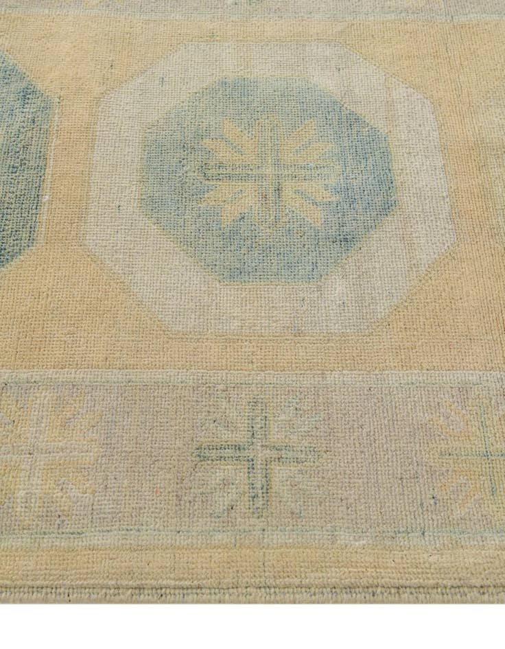 Detail image of  2' 11 x 10' 1  Hand Knotted Oushak Wool Runner Rug