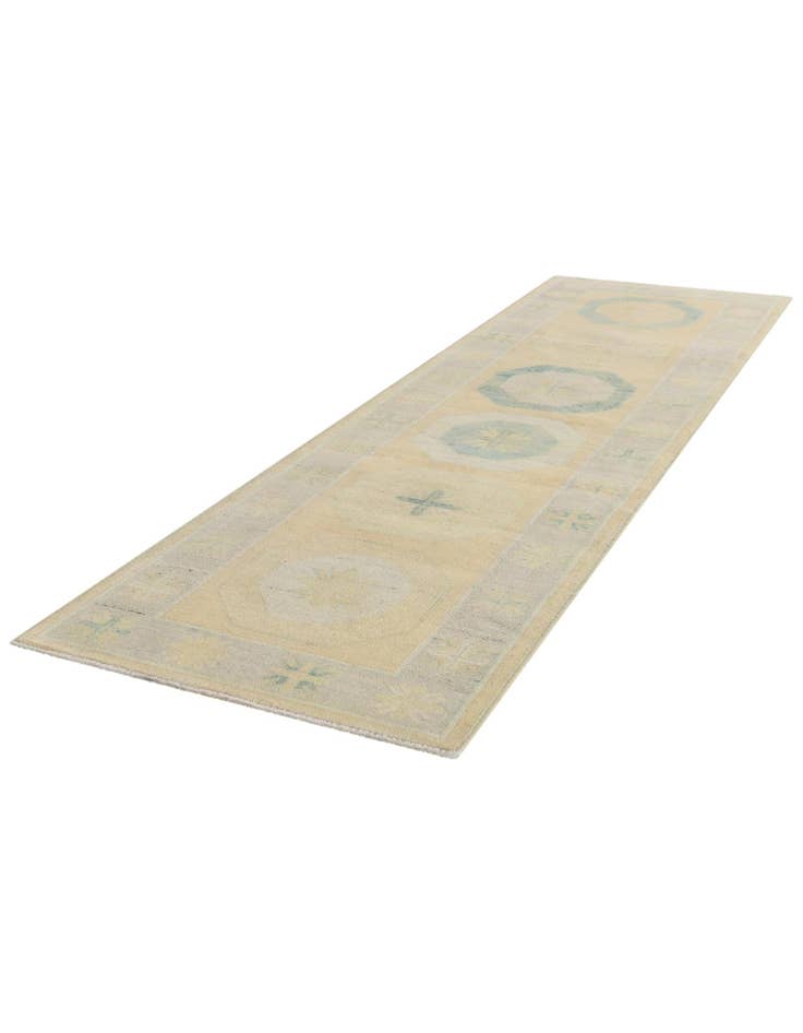 Detail image of  2' 11 x 10' 1  Hand Knotted Oushak Wool Runner Rug