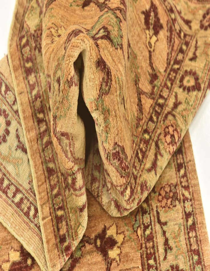 Detail image of  2' 9 x 17'  Hand Knotted Peshawar Ziegler Runner Rug