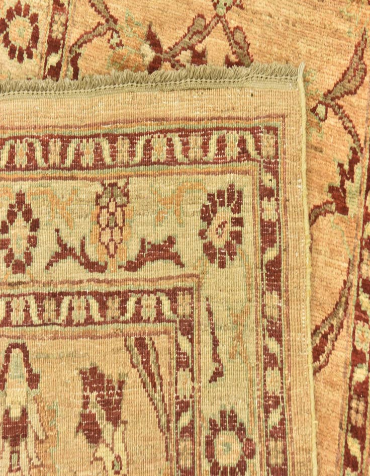 Detail image of  2' 9 x 17'  Hand Knotted Peshawar Ziegler Runner Rug