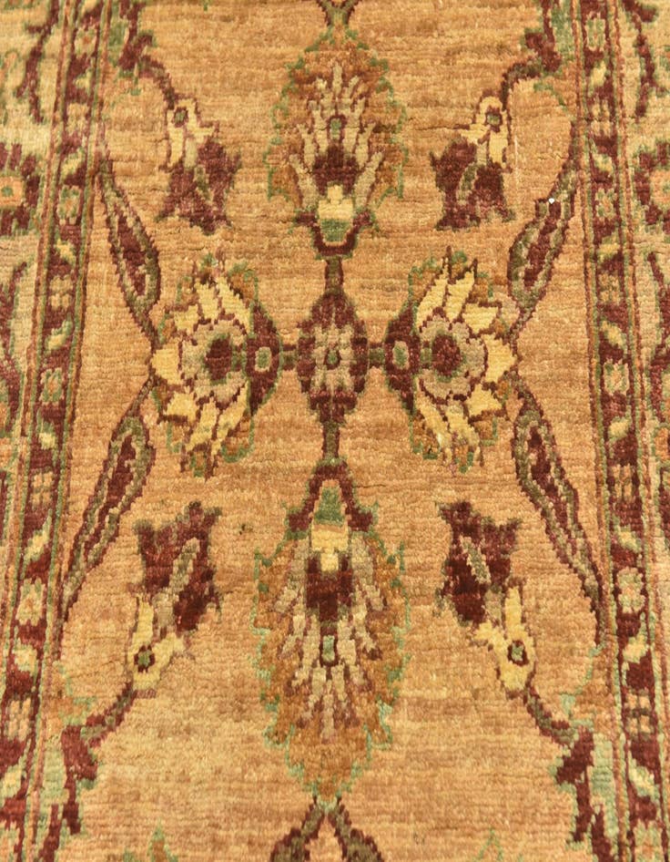 Detail image of  2' 9 x 17'  Hand Knotted Peshawar Ziegler Runner Rug