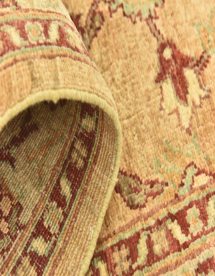 Detail image of  2' 9 x 17'  Hand Knotted Peshawar Ziegler Runner Rug