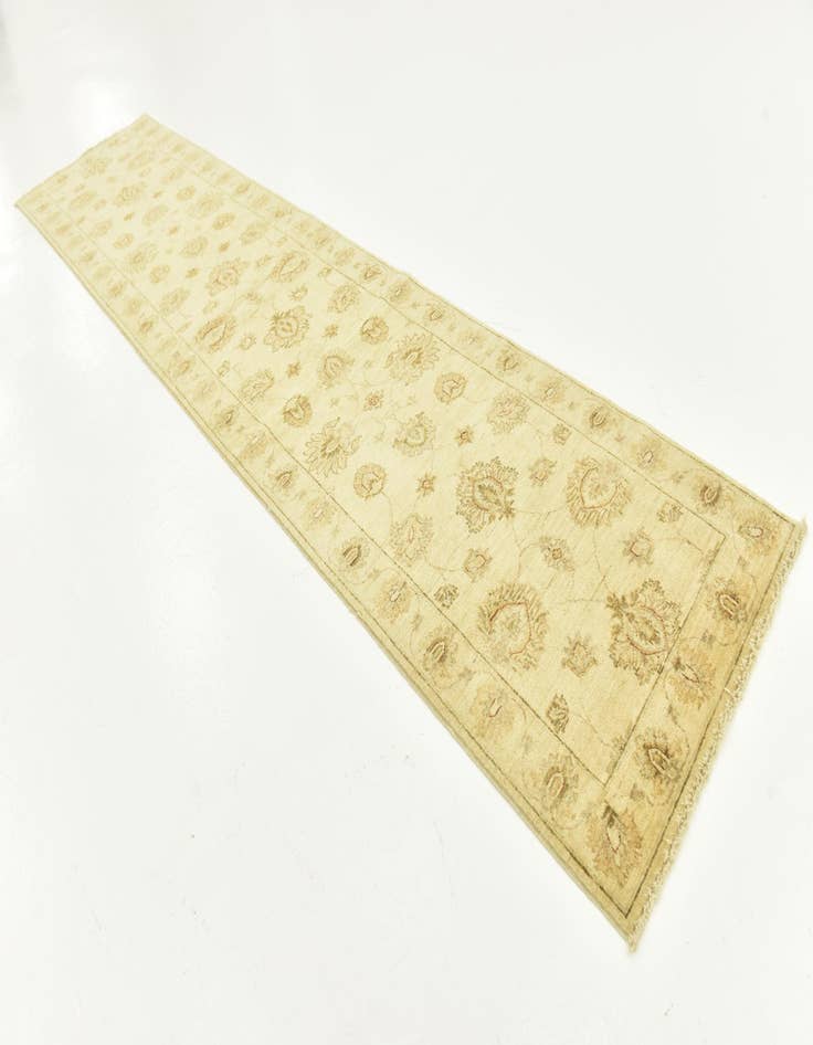 Detail image of  2' 6 x 11' 4  Hand Knotted Peshawar Ziegler Runner Rug