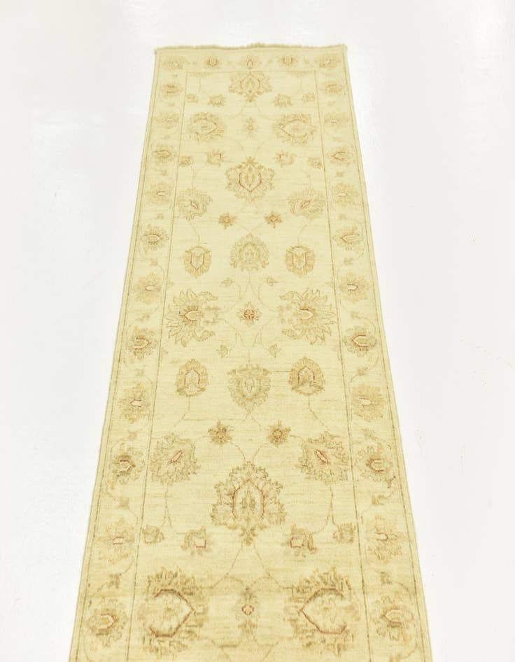 Detail image of  2' 6 x 11' 4  Hand Knotted Peshawar Ziegler Runner Rug