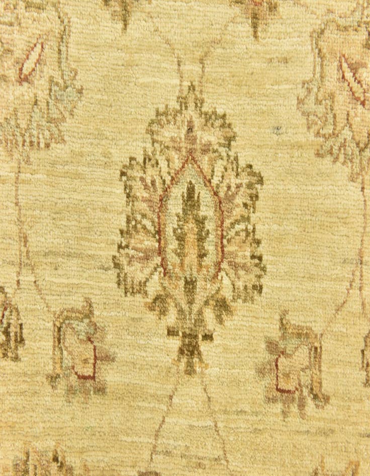 Detail image of  2' 6 x 11' 4  Hand Knotted Peshawar Ziegler Runner Rug