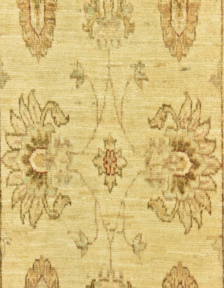 Detail image of  2' 6 x 11' 4  Hand Knotted Peshawar Ziegler Runner Rug