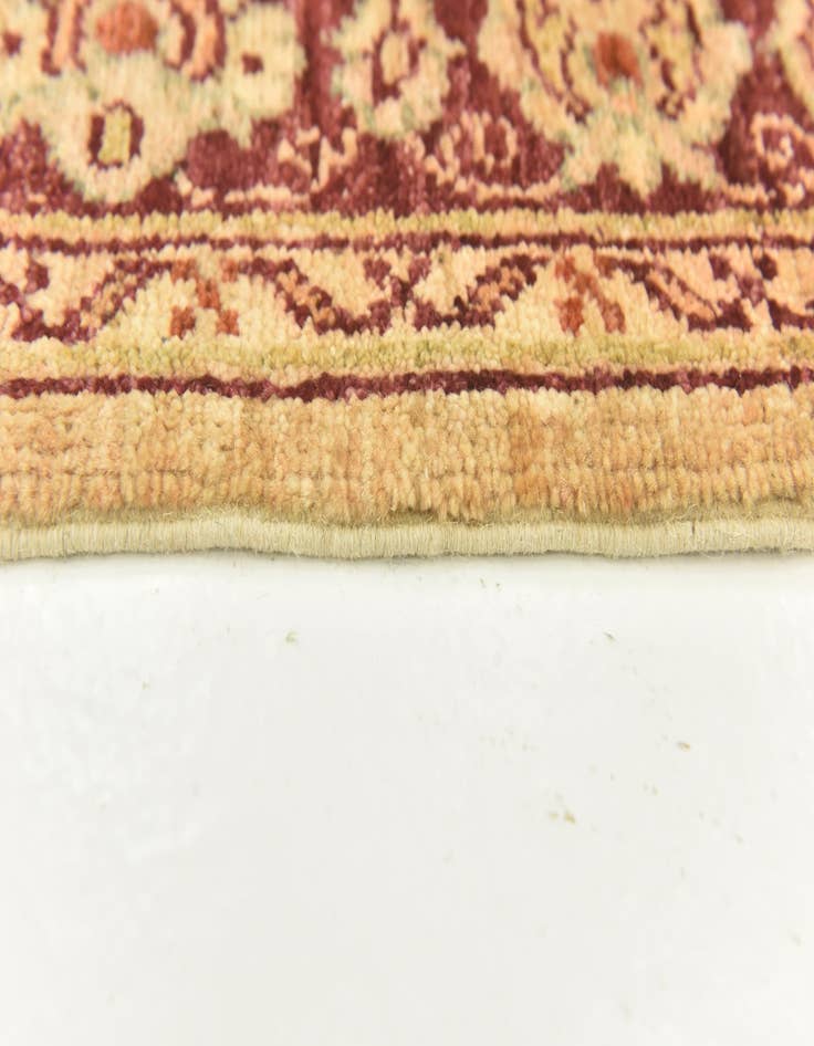 Detail image of  2' 10 x 17' 4  Hand Knotted Peshawar Ziegler Runner Rug