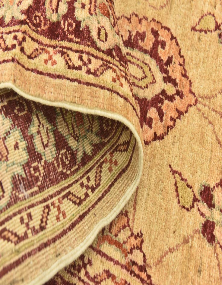 Detail image of  2' 10 x 17' 4  Hand Knotted Peshawar Ziegler Runner Rug