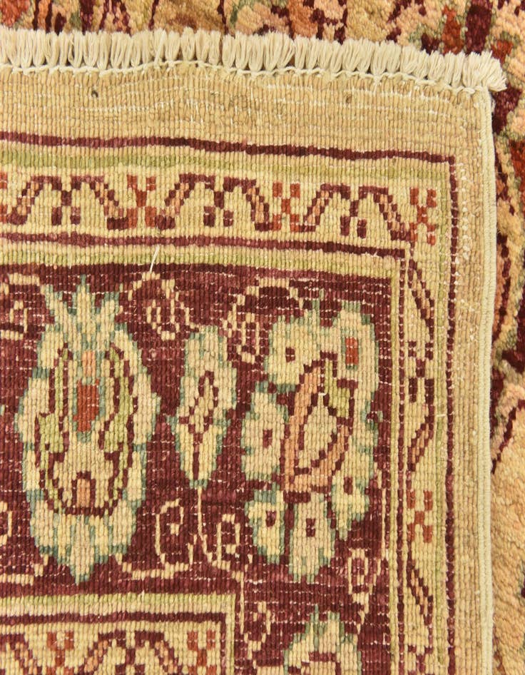 Detail image of  2' 10 x 17' 4  Hand Knotted Peshawar Ziegler Runner Rug