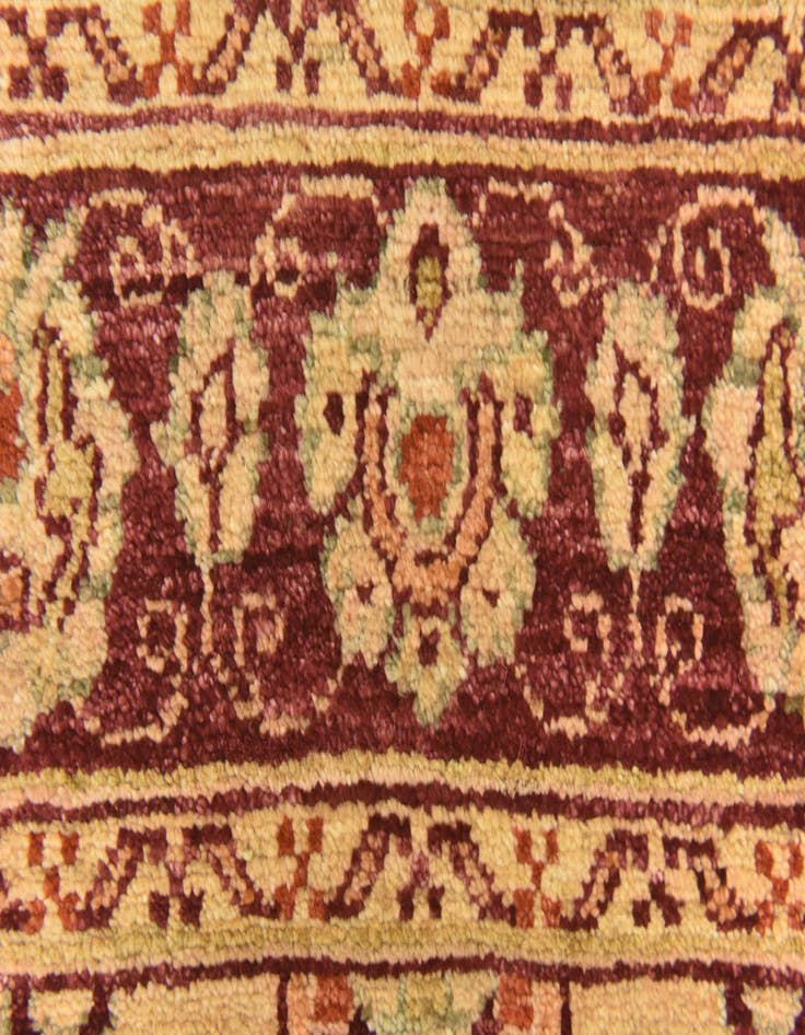 Detail image of  2' 10 x 17' 4  Hand Knotted Peshawar Ziegler Runner Rug