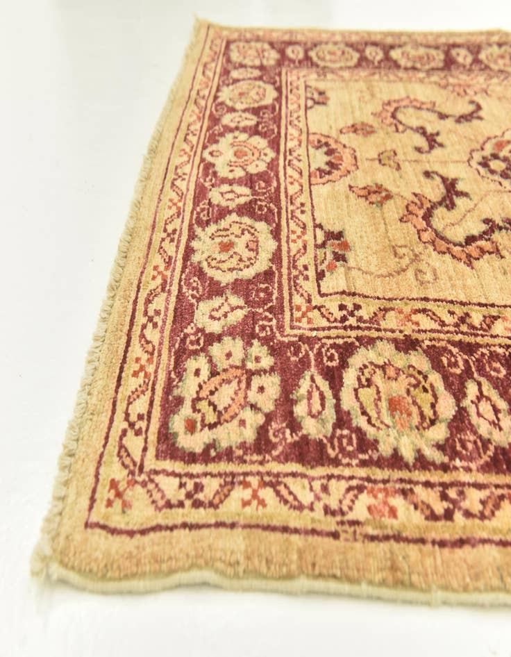 Detail image of  2' 10 x 17' 4  Hand Knotted Peshawar Ziegler Runner Rug