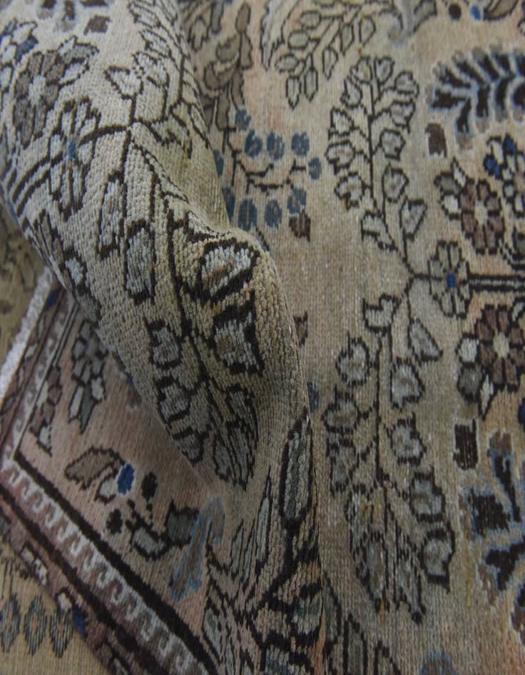 Detail image of 2' 5 x 13' Hand Knotted Ultra Vintage Persian Wool Runner Rug