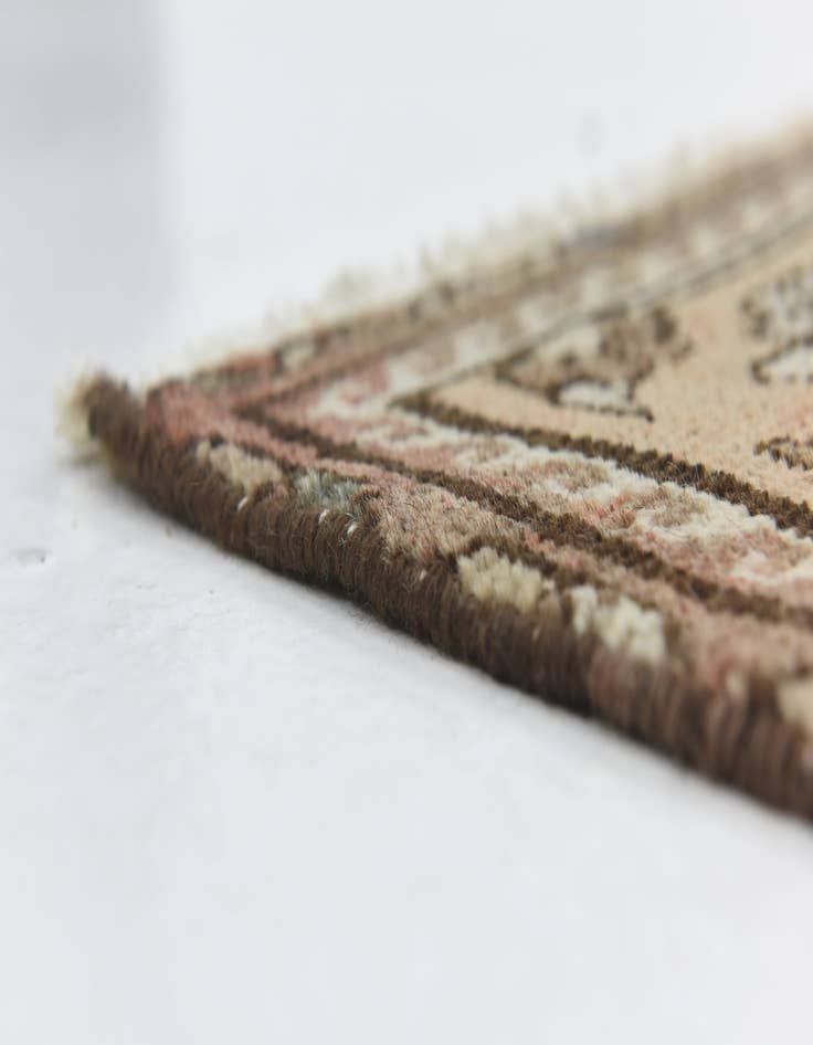 Detail image of 2' 5 x 13' Hand Knotted Ultra Vintage Persian Wool Runner Rug