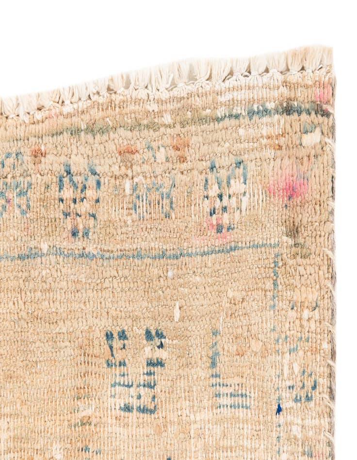 Detail image of  3' x 6' 8  Hand Knotted Ultra Vintage Persian Wool Runner Rug