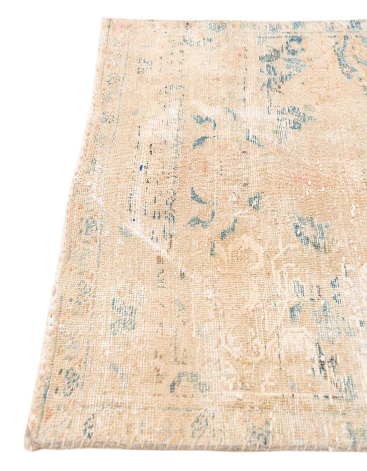 Detail image of  3' x 6' 8  Hand Knotted Ultra Vintage Persian Wool Runner Rug