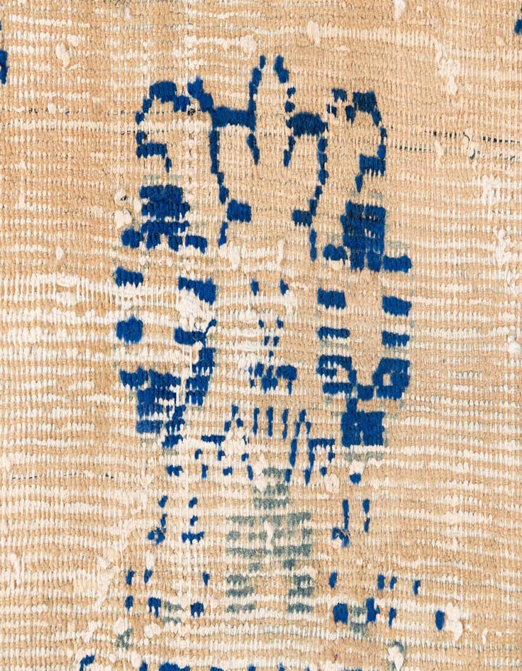 Detail image of  3' x 6' 8  Hand Knotted Ultra Vintage Persian Wool Runner Rug