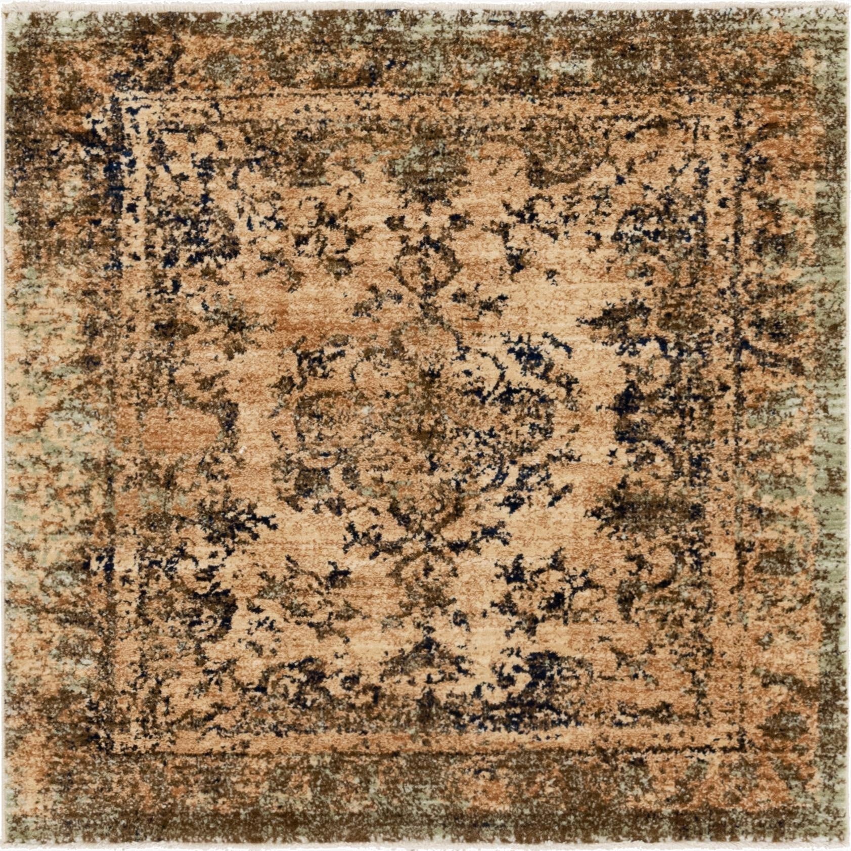  4' 5 x 4' 5 Charlestown Square Rug