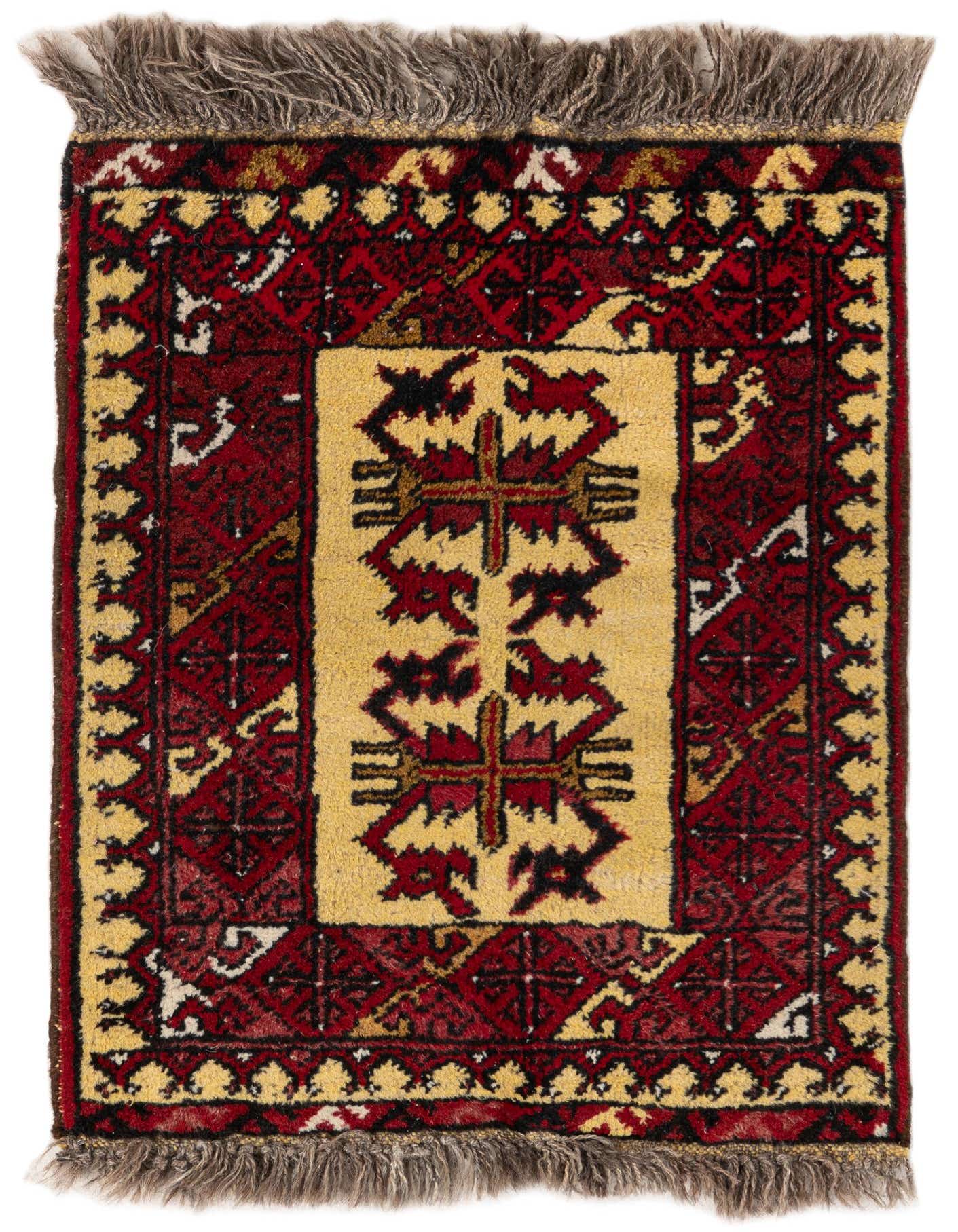 Primary image  1' 8 x 2' 1  Hand Knotted Heriz Wool Square Rug
