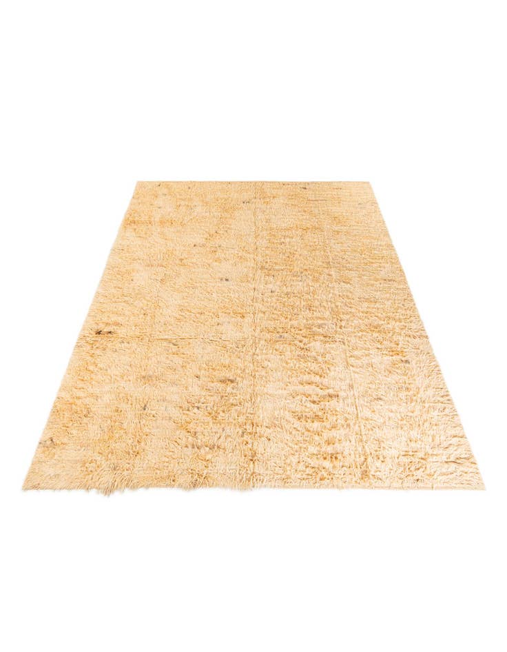 Detail image of  9' 8 x 10'  Hand Knotted Moroccan Wool Square Rug