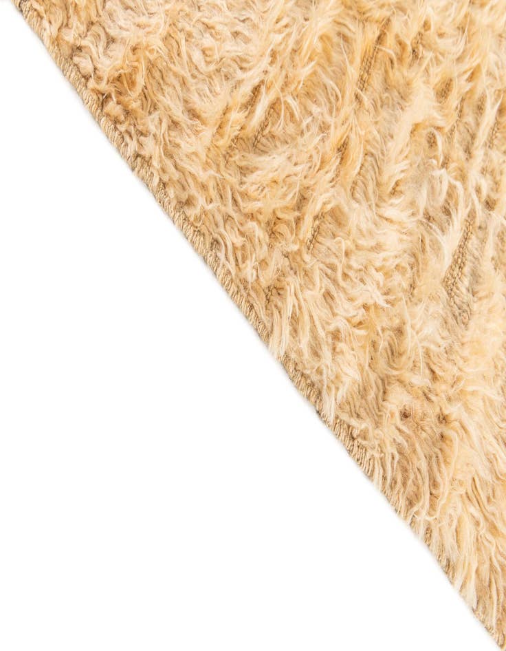 Detail image of  9' 8 x 10'  Hand Knotted Moroccan Wool Square Rug