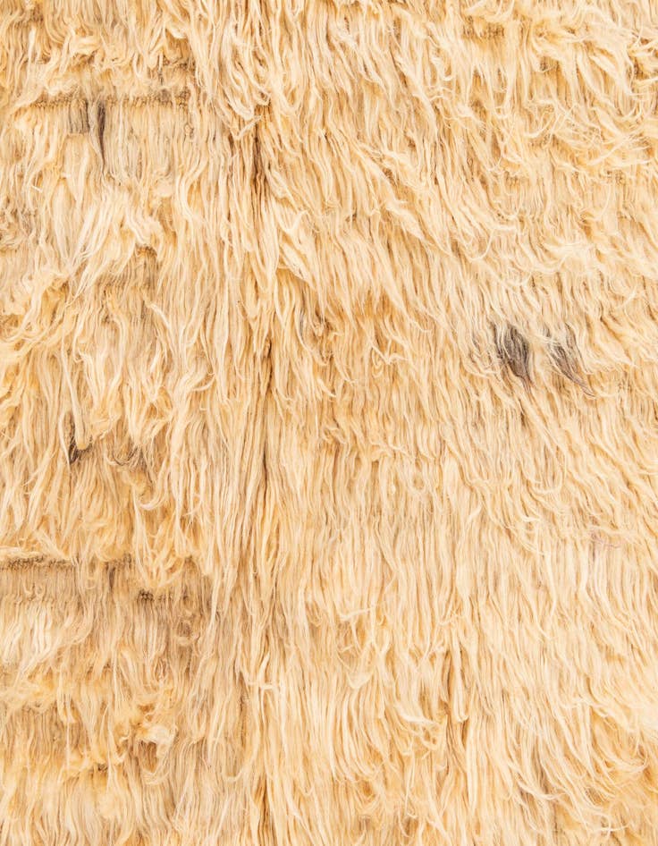 Detail image of  9' 8 x 10'  Hand Knotted Moroccan Wool Square Rug