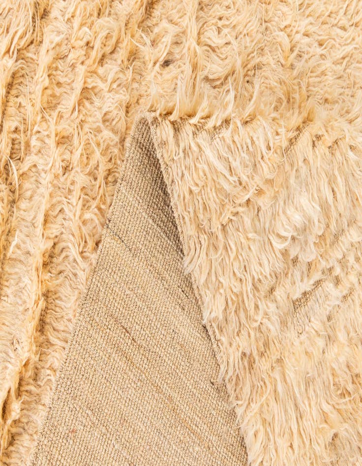 Detail image of  9' 8 x 10'  Hand Knotted Moroccan Wool Square Rug