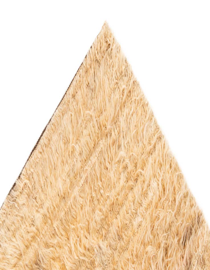 Detail image of  9' 8 x 10'  Hand Knotted Moroccan Wool Square Rug