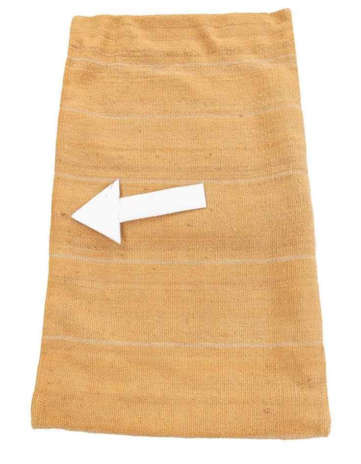 Detail image of  1' 6 x 1' 6  Hand Woven Pillow Wool Square Rug