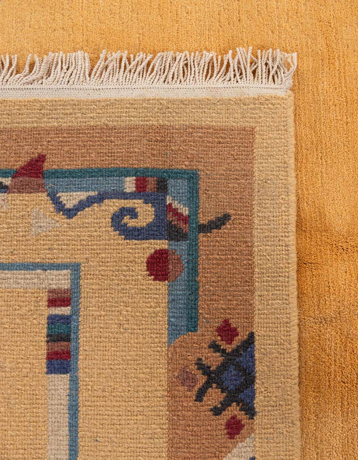 Detail image of  8' 2 x 8' 4  Hand Knotted Tibet Wool Square Rug