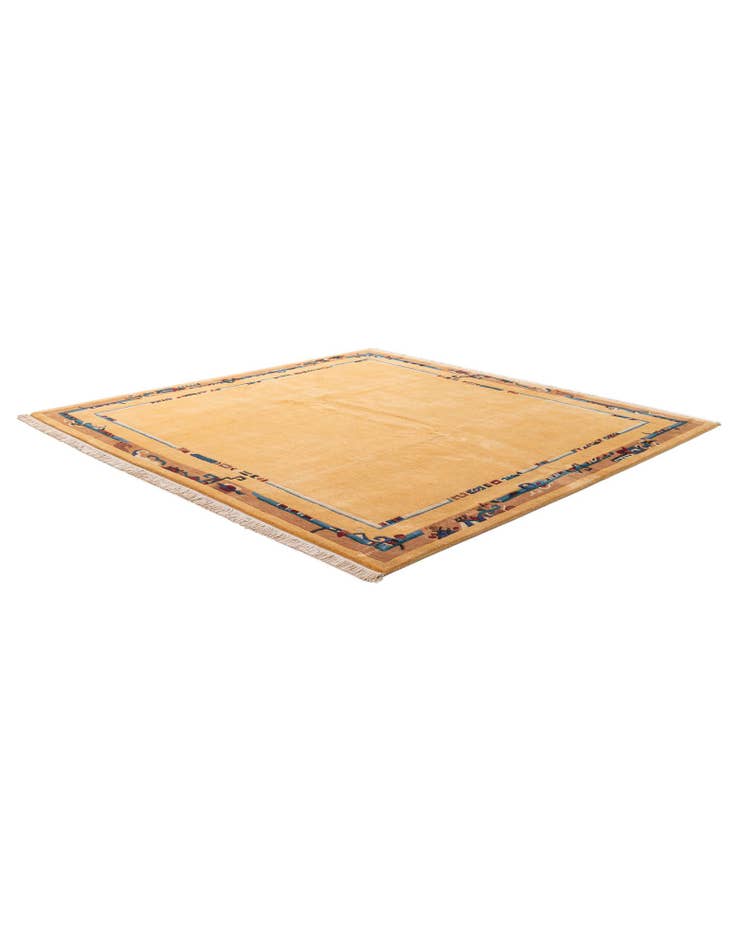 Detail image of  8' 2 x 8' 4  Hand Knotted Tibet Wool Square Rug