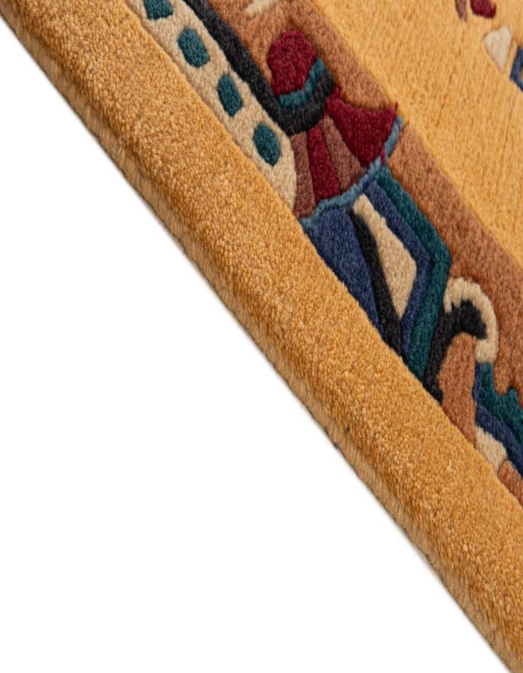 Detail image of  8' 2 x 8' 4  Hand Knotted Tibet Wool Square Rug