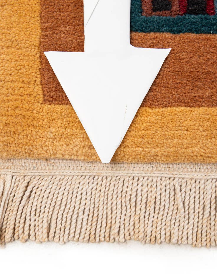 Detail image of  8' 2 x 8' 4  Hand Knotted Tibet Wool Square Rug