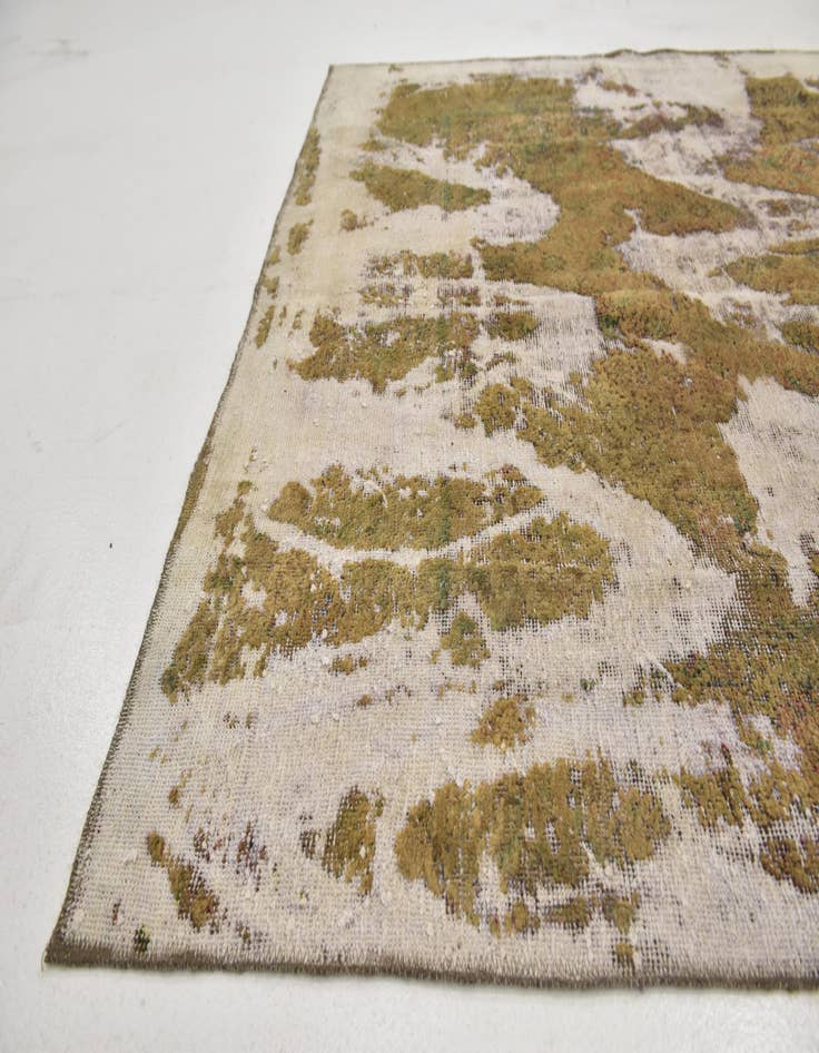 Detail image of  6' 2 x 6' 5  Hand Knotted Ultra Vintage Persian Wool Square Rug