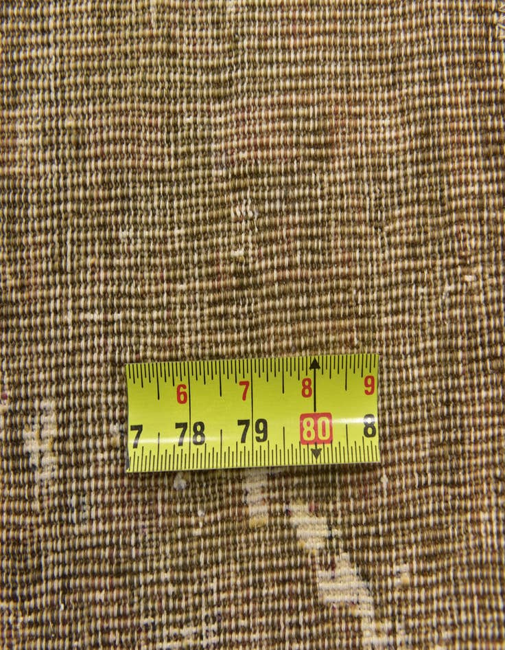 Detail image of  3' 2 x 3' 5  Hand Knotted Ultra Vintage Persian Wool Square Rug