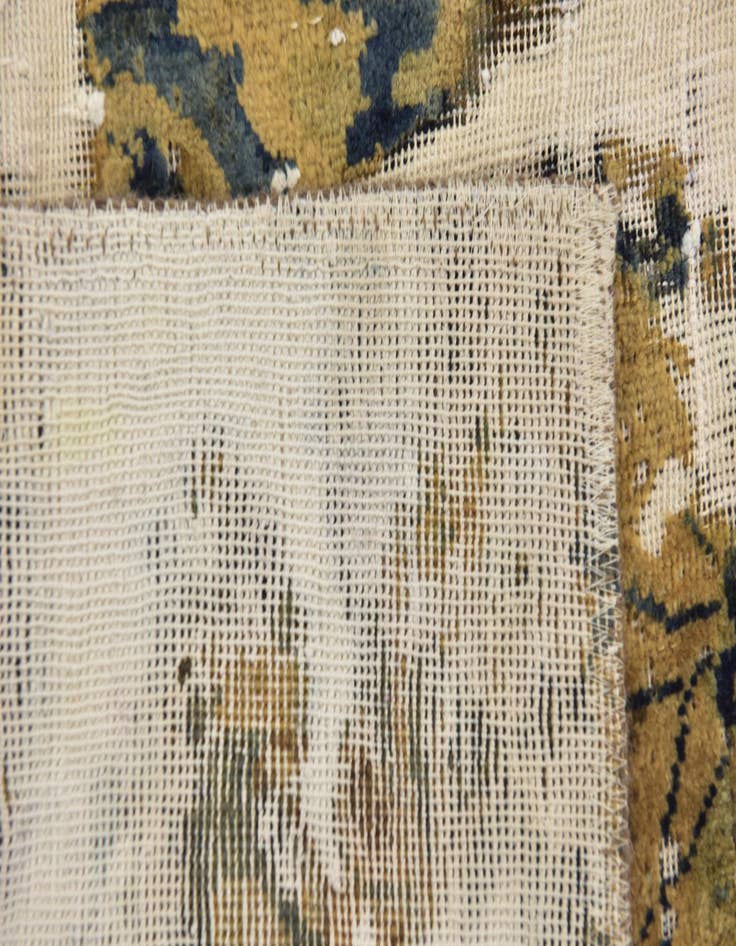 Detail image of  6' 6 x 7' 8  Hand Knotted Ultra Vintage Persian Wool Square Rug