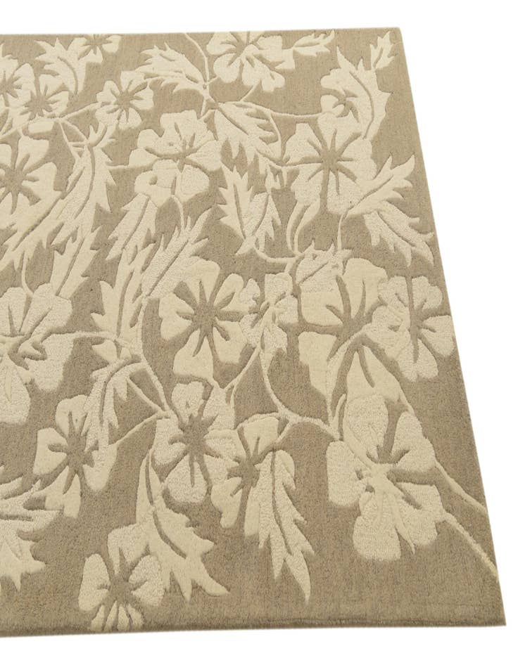 Detail image of  5' x 7' 5 Agra Wool Rug