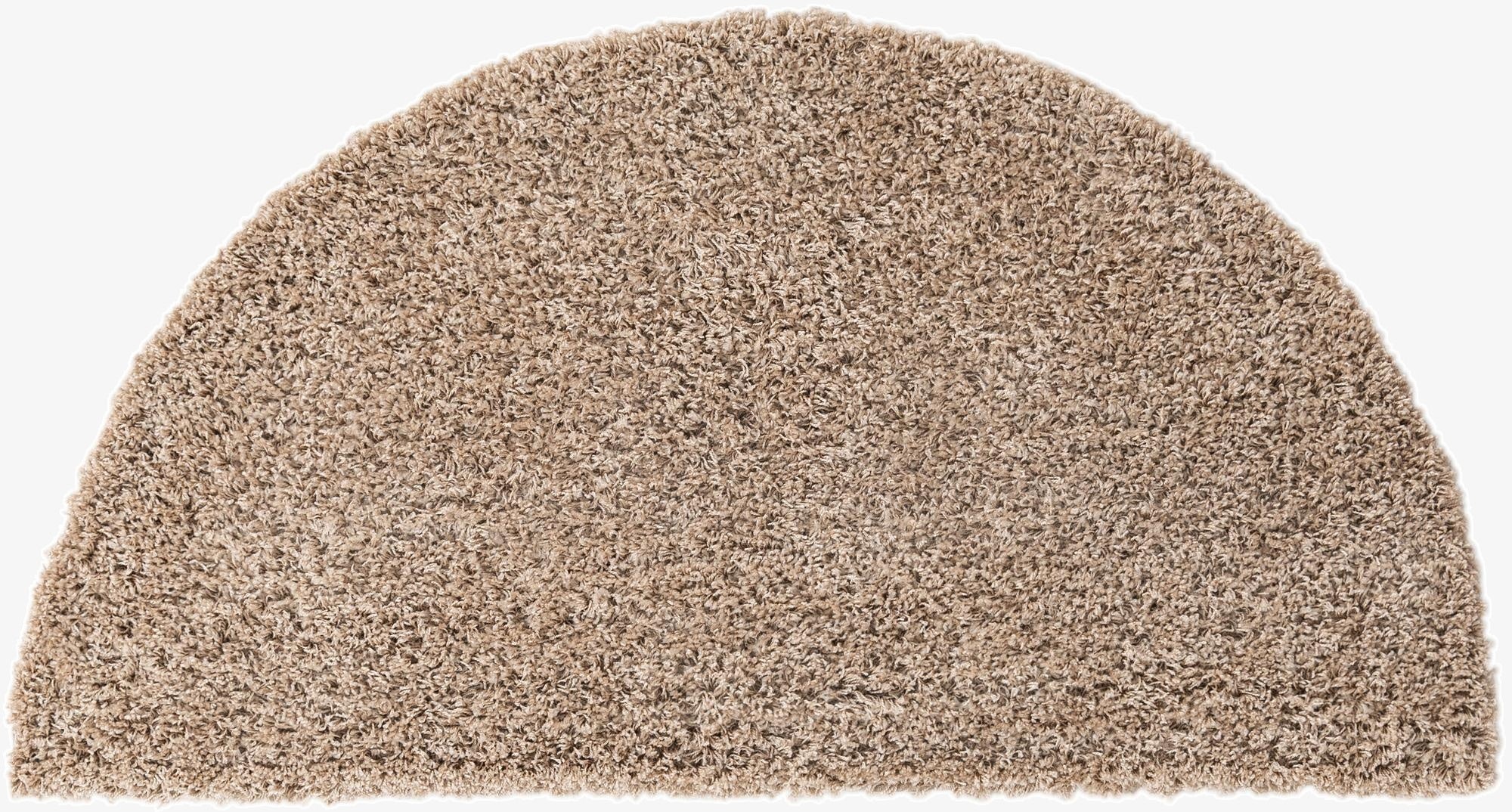  3' x 6' Solid Shag Hearth Rug