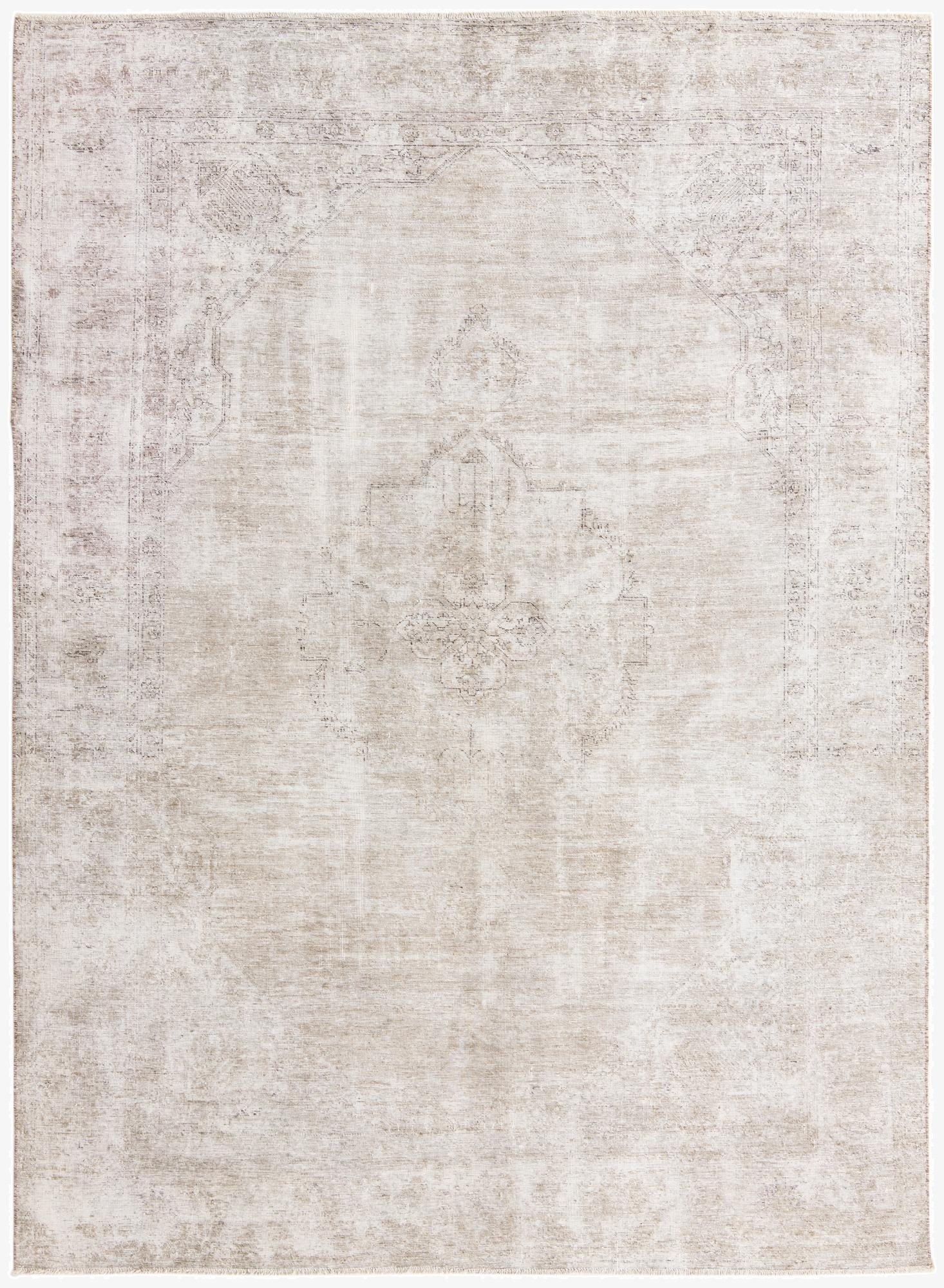  7' 8 x 10' 9  Hand Knotted Ultra Vintage Persian Wool Rug