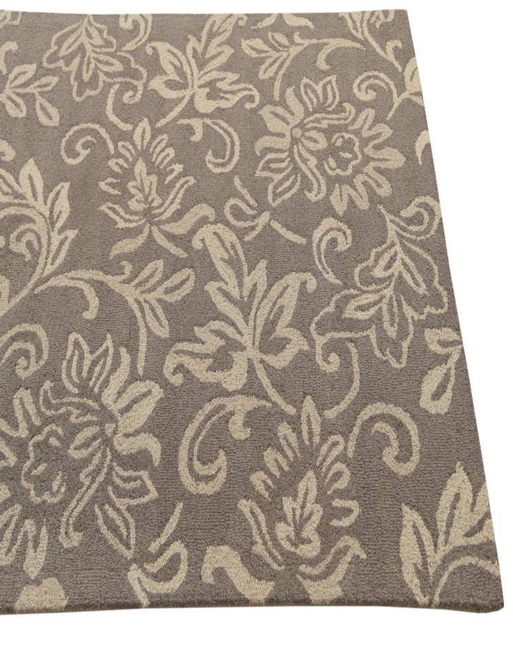 Detail image of  5' 1 x 8' Agra Wool Rug