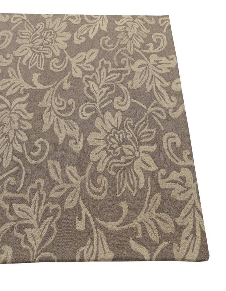 Detail image of  5' x 8' Agra Wool Rug