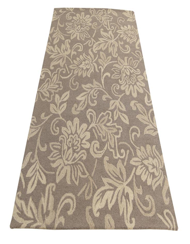 Detail image of  5' x 8' Agra Wool Rug