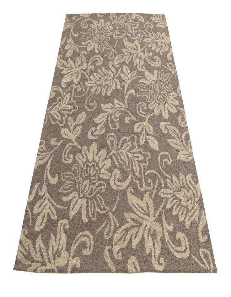 Detail image of  5' 1 x 8' Agra Wool Rug