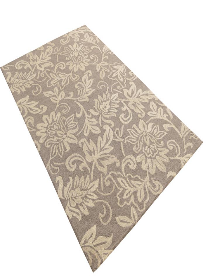 Detail image of  5' x 8' Agra Wool Rug