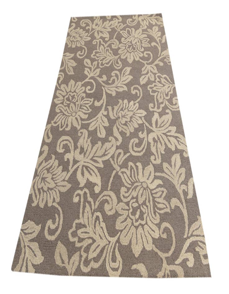 Detail image of  5' 1 x 8' Agra Wool Rug