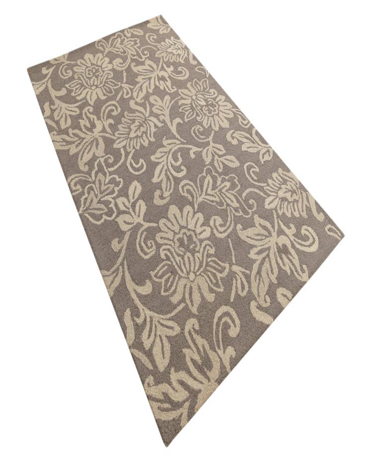 Detail image of  5' 1 x 8' Agra Wool Rug