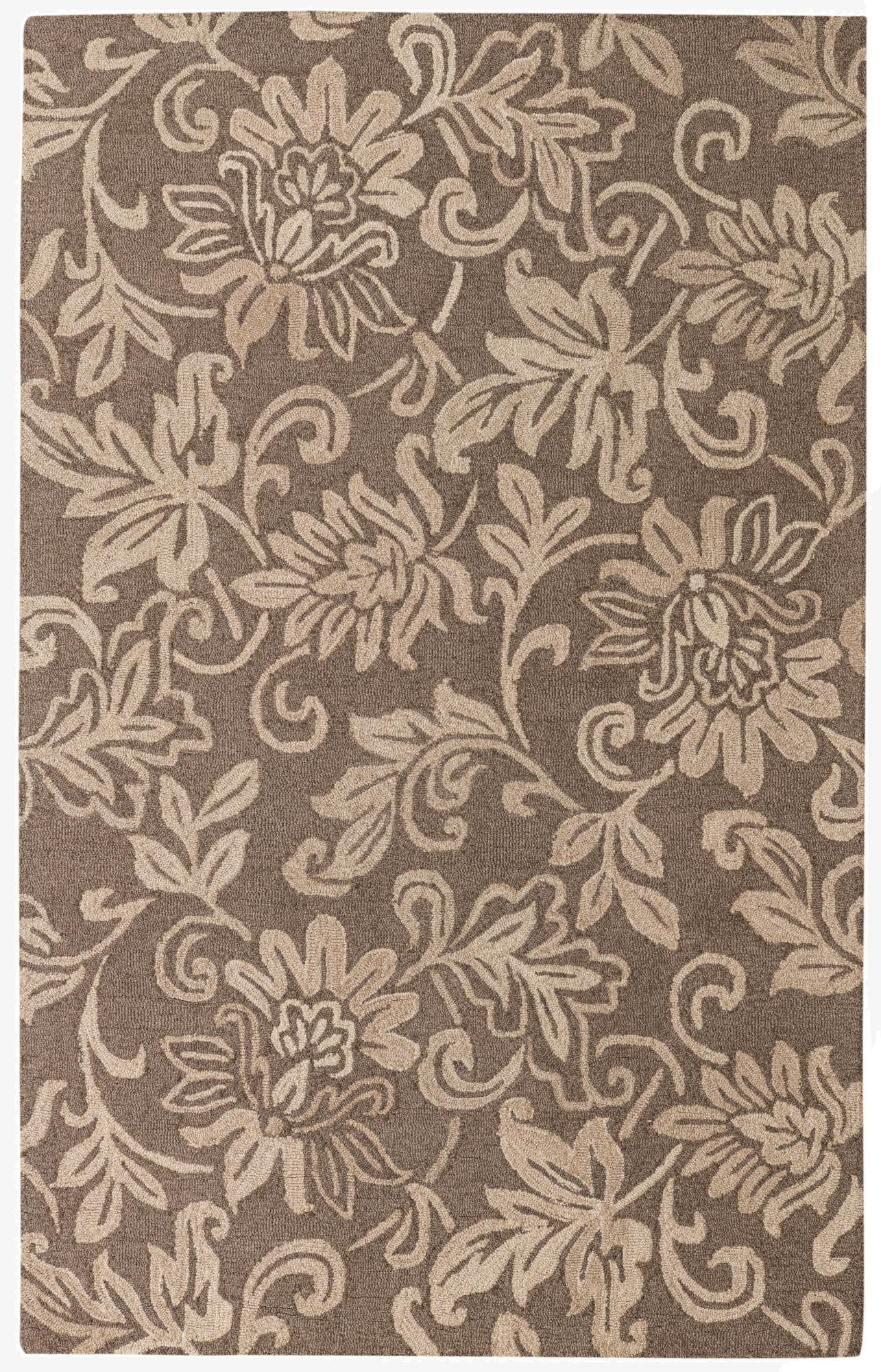  5' x 8' Agra Wool Rug