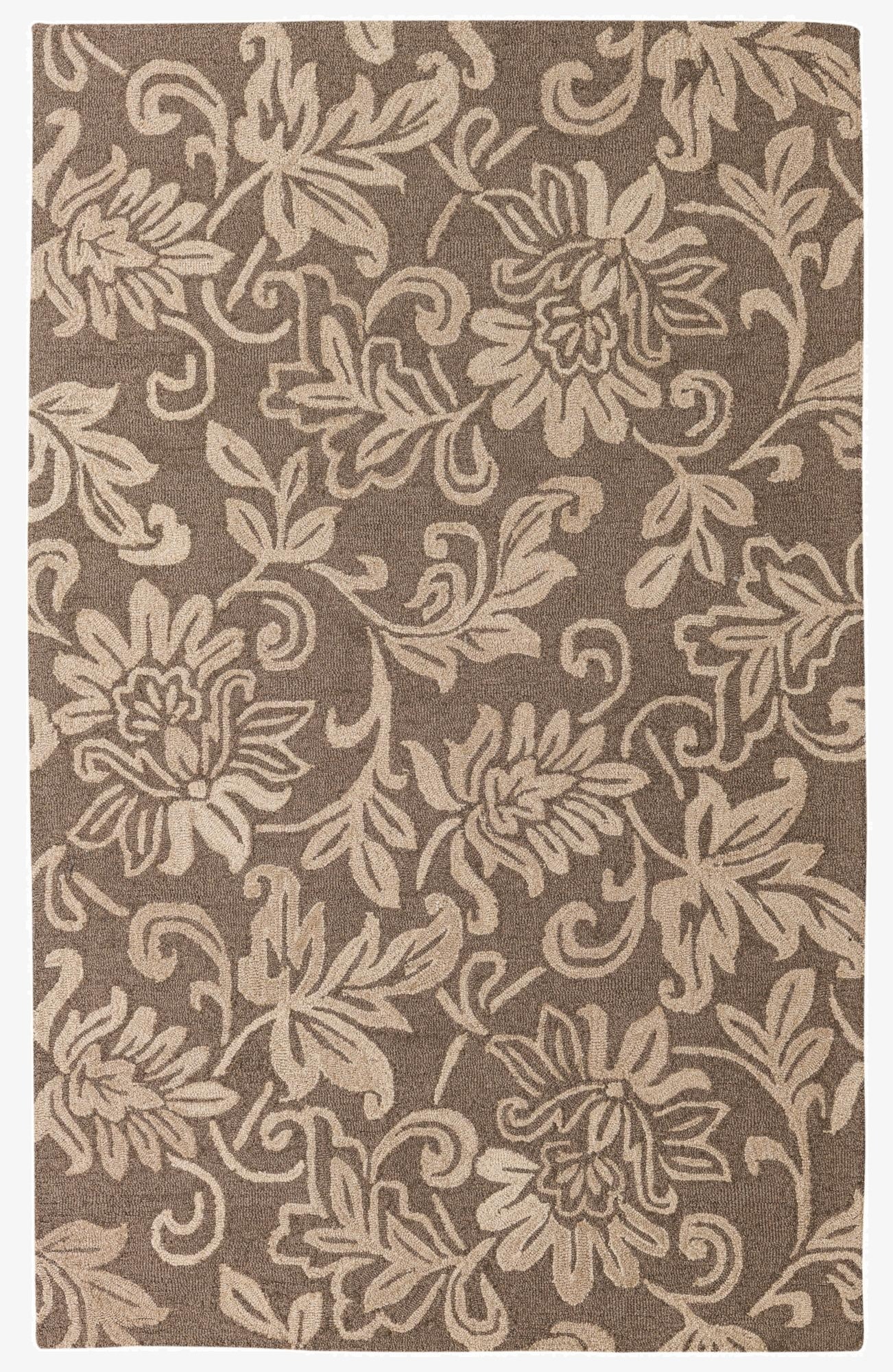  5' x 8' Agra Wool Rug